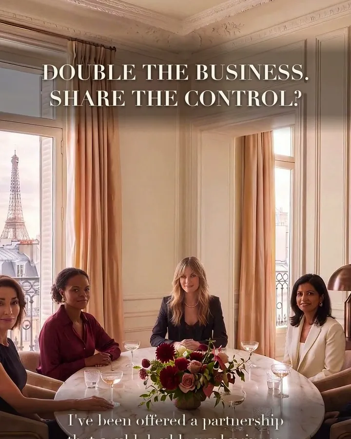At the Table: double the business, share the control?